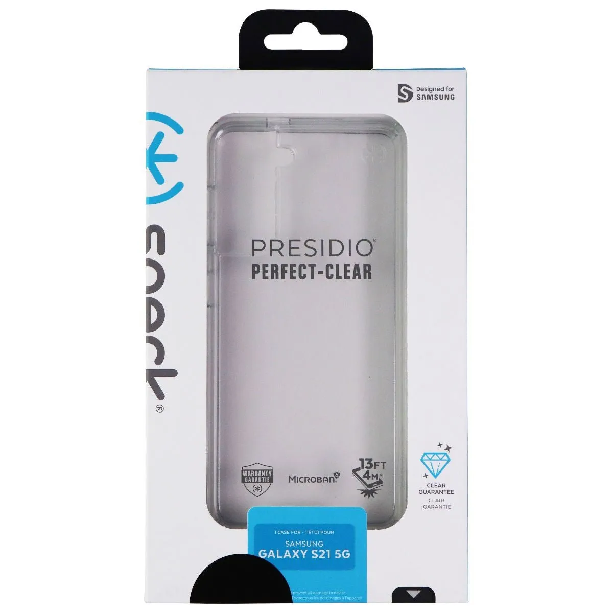 Speck Presidio Perfect-Clear Case for Samsung Galaxy S21 5G - Clear