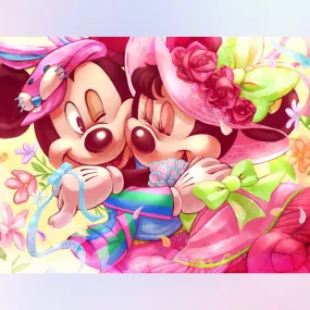 Spring Romance Mickey and Minnie