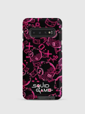 Squid Game Piggybank Pattern Samsung Tough Case