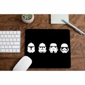 Star Wars Mousepad - War Helmets