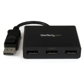 Startech.Com 3-Port Multi Monitor Adapter, Displayport 1.2 Mst Hub, Dual 4K 30Hz & 1X 1080P, Video Splitter For Extended