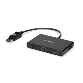 Startech.Com 3-Port Multi Monitor Adapter - Displayport 1.2 To 3X Hdmi Mst Hub - Triple 1080P Hdmi Monitors - Video Spli