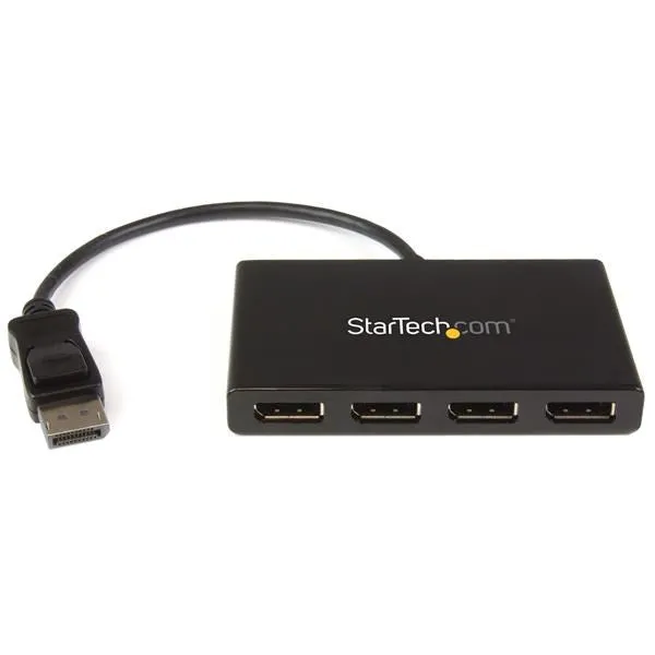 Startech.Com 4-Port Multi Monitor Adapter - Displayport 1.2 Mst Hub - 4X 1080P - Displayport Video Splitter For Extended