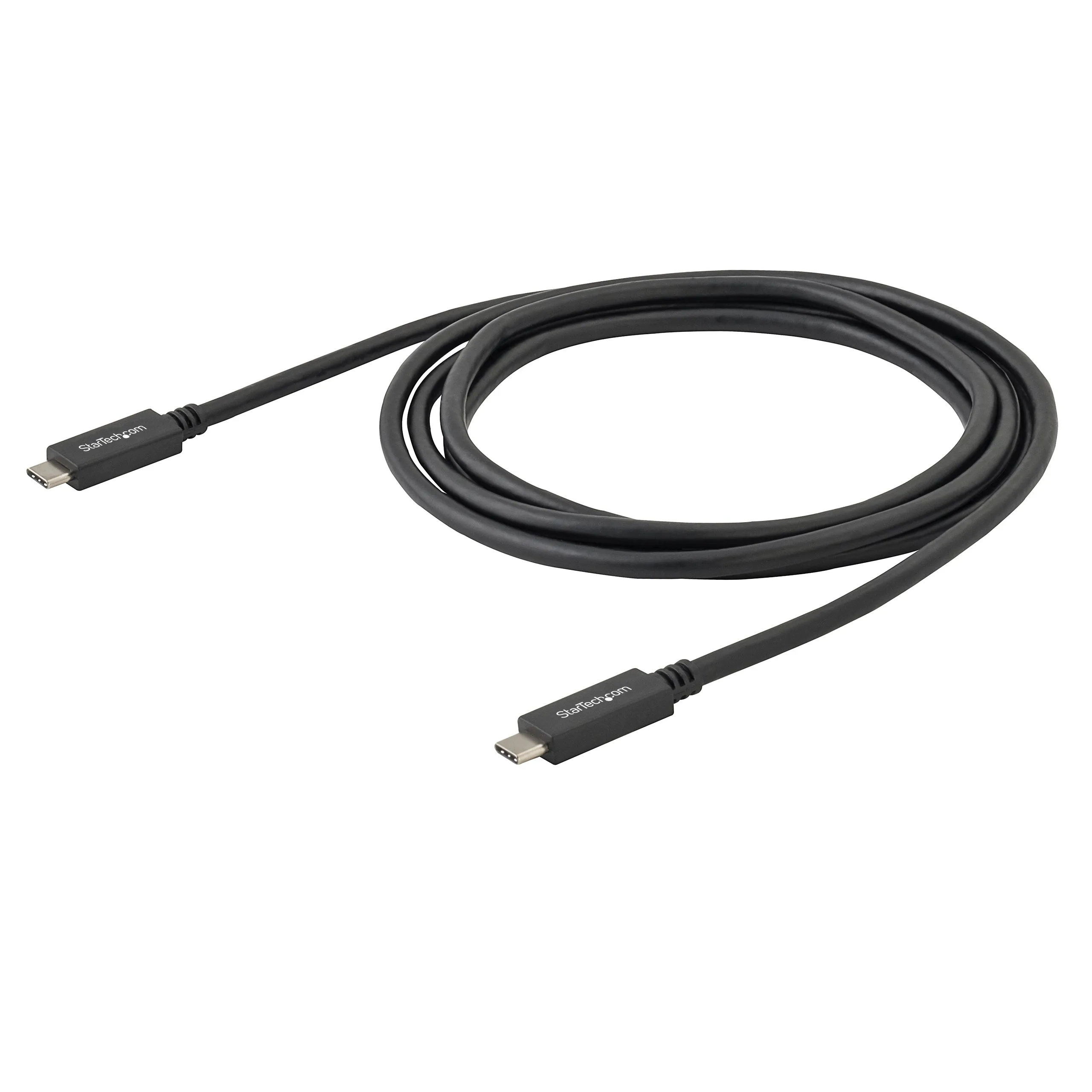 Startech.Com Usb 3.1 Type C Cable - 6 Ft / 2M - With Power Delivery (Usb Pd) - Power Pass Through Charging - Usb Charger