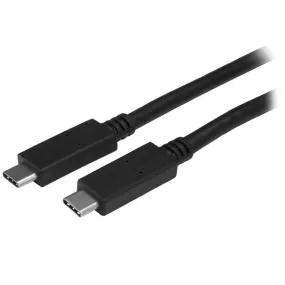 Startech.Com Usb 3.1 Type C Cable - 6 Ft / 2M - With Power Delivery (Usb Pd) - Power Pass Through Charging - Usb Charger