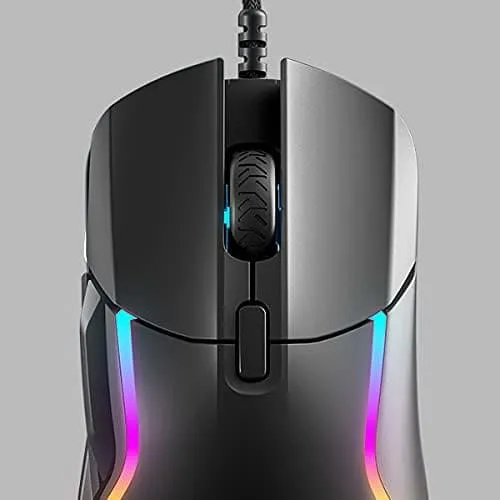 SteelSeries Rival 5 Gaming Mouse, 18,000 CPI Sensor, 9 Programmable Buttons, 85g, FPS, MOBA, MMO, Battle Royale, Black