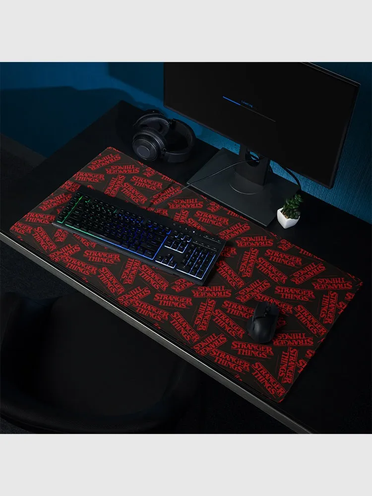 Stranger Things Logo Pattern Gaming Mat