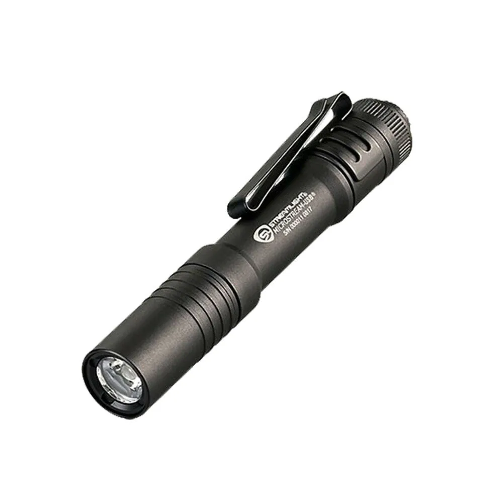 Streamlight Microstream USB Rechargeable Flashlight 250 Lumen LED Black (66604)