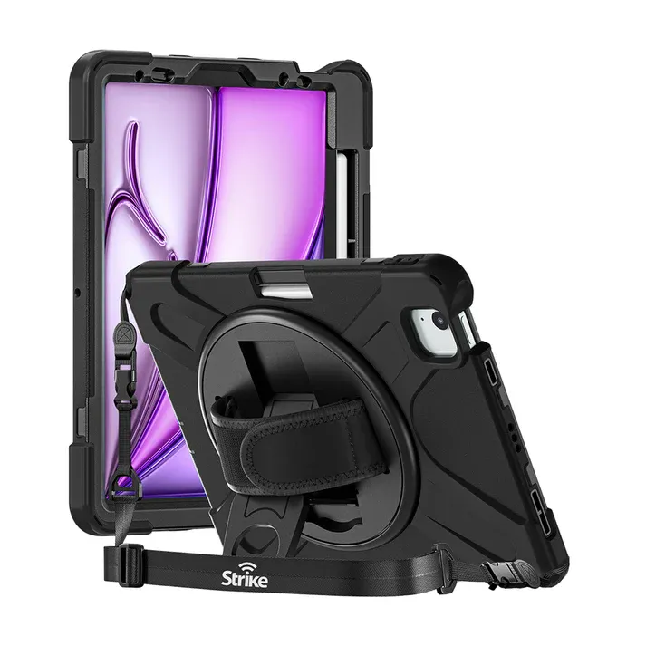 Strike Rugged Case with Hand Strap and Lanyard (for iPad Air 13-inch M2)