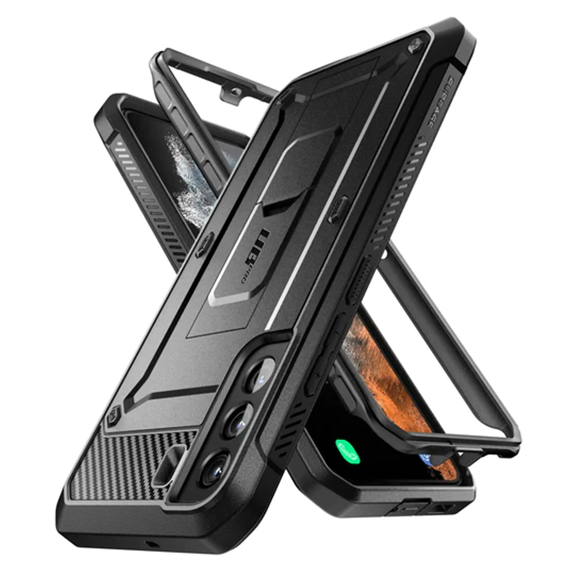 Supcase Unicorn Beetle Pro Rugged Case for Samsung Galaxy S22 - Black (Barcode: 843439116061 )