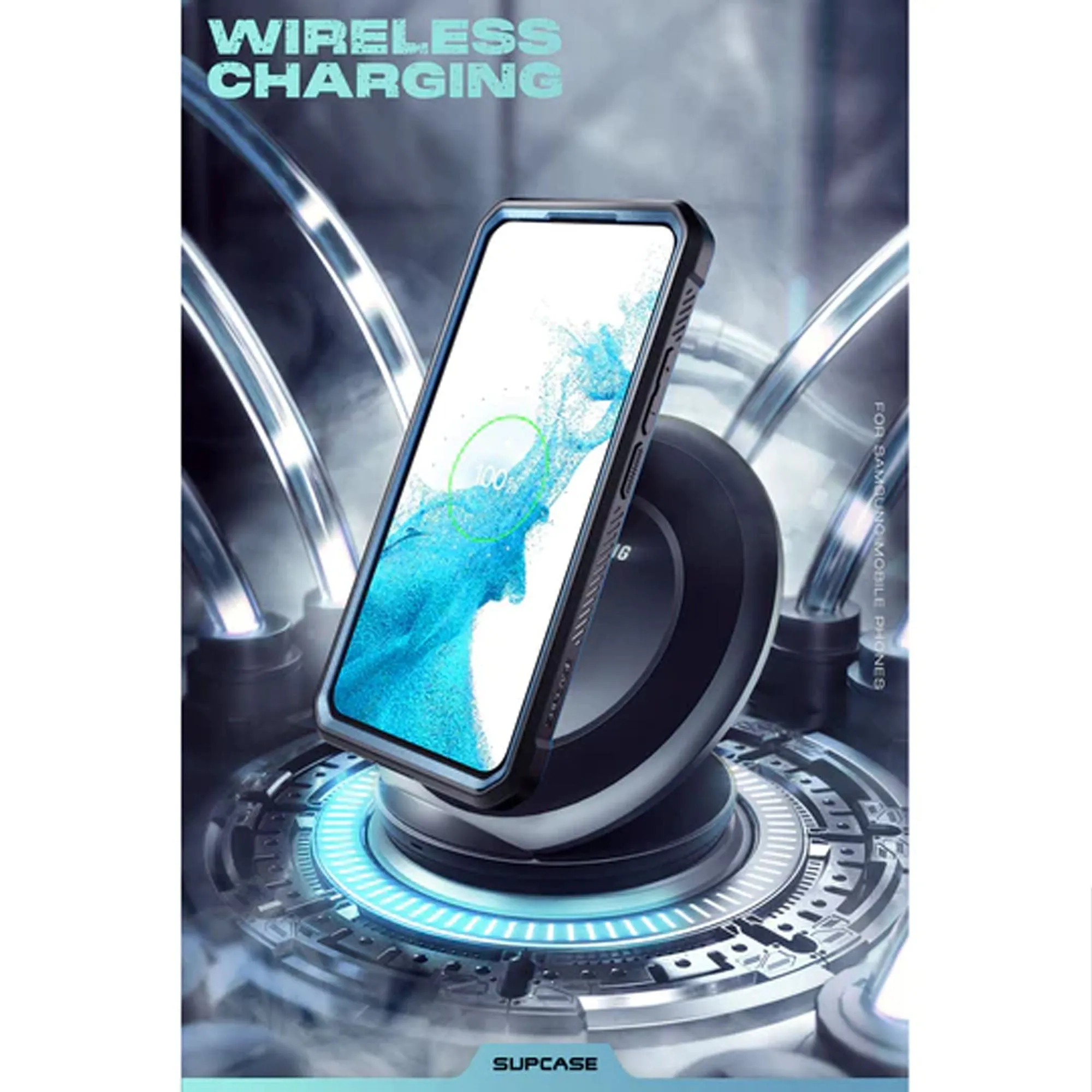 Supcase Unicorn Beetle Pro Rugged Case for Samsung Galaxy S22 Plus - Metallic Blue (Barcode: 843439116214 )