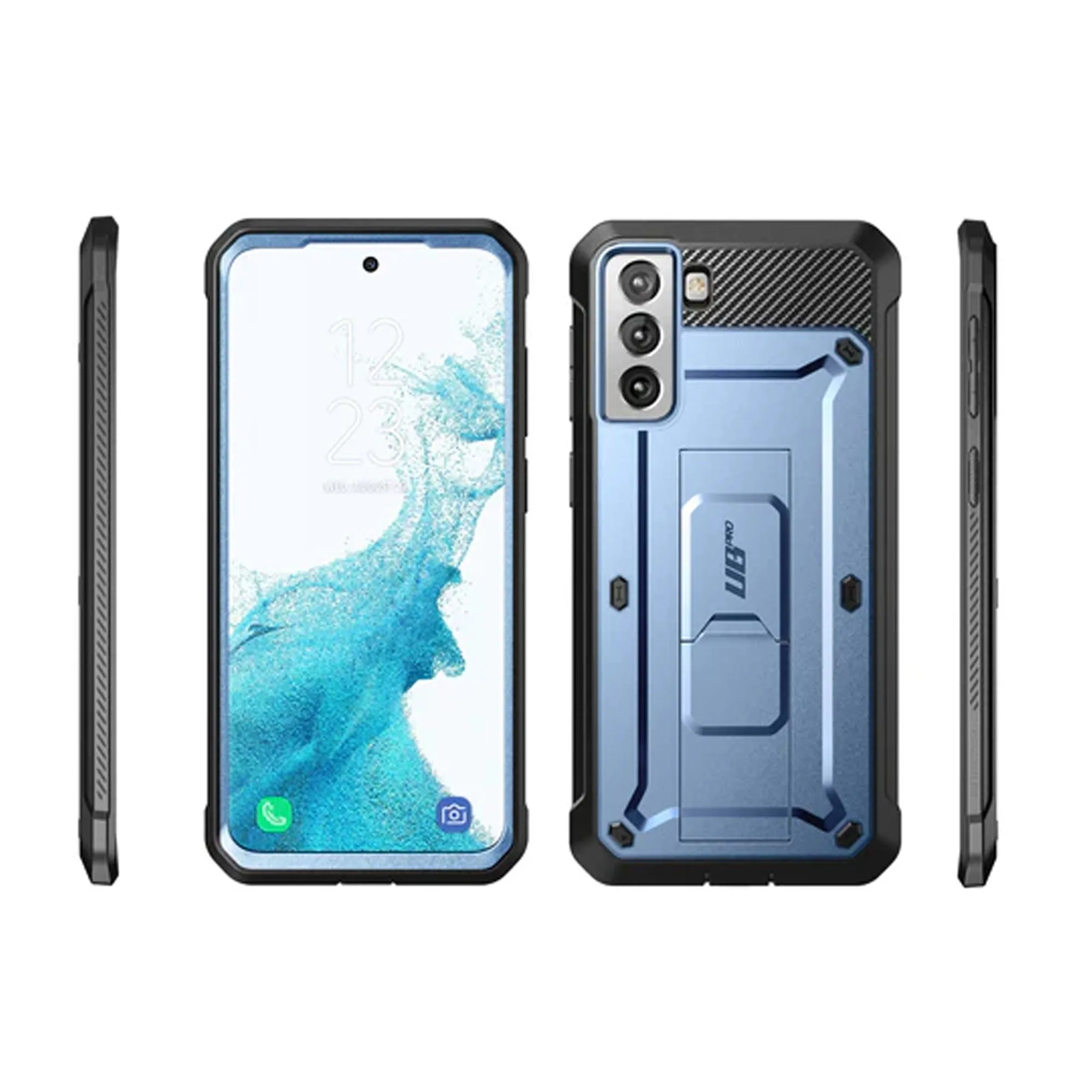 Supcase Unicorn Beetle Pro Rugged Case for Samsung Galaxy S22 Plus - Metallic Blue (Barcode: 843439116214 )