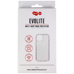 Tech21 Evo Lite Series Flexible Case for Apple iPhone 13 mini - Clear