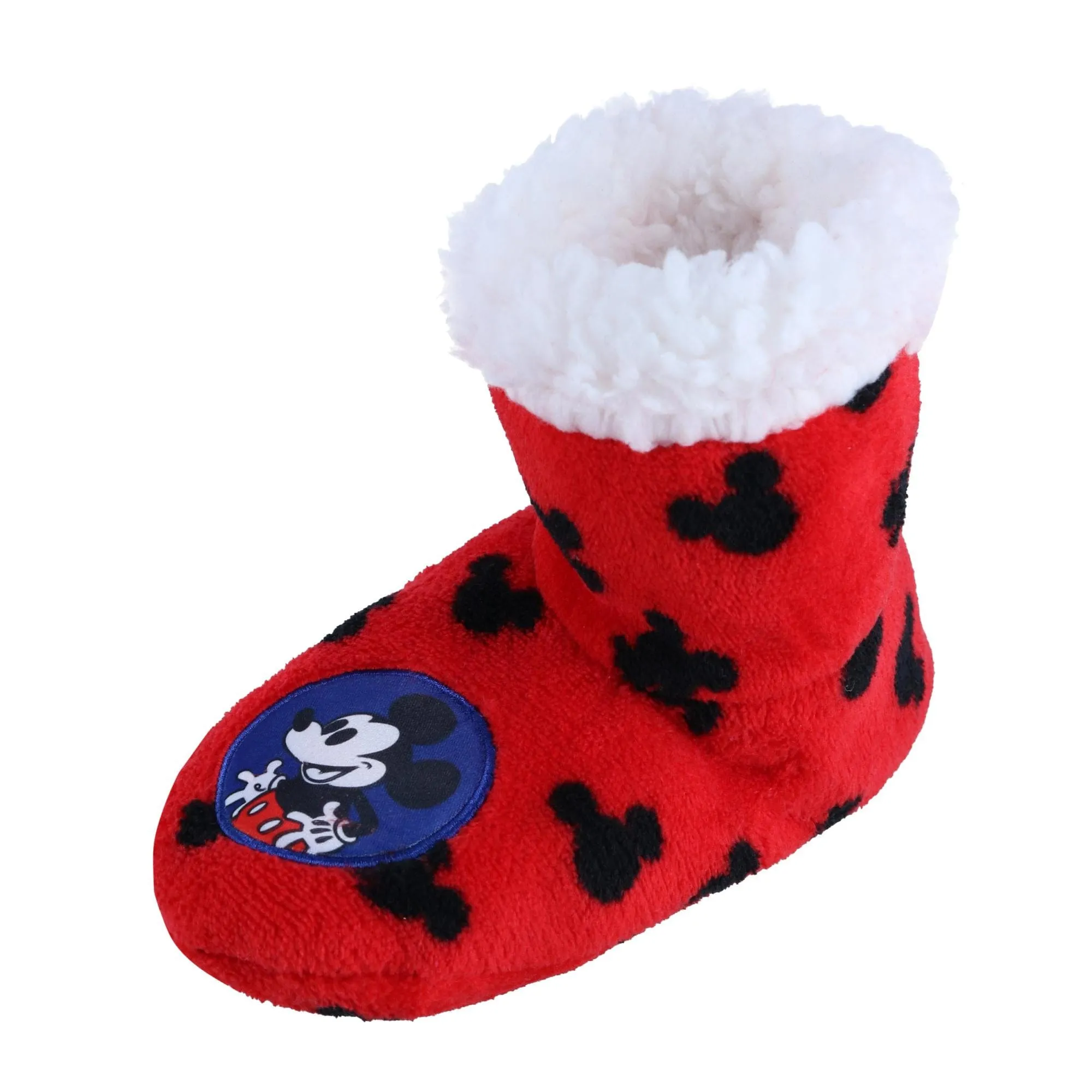 Textiel Trade Kids' Disney Mickey Mouse Print Bootie Slipper