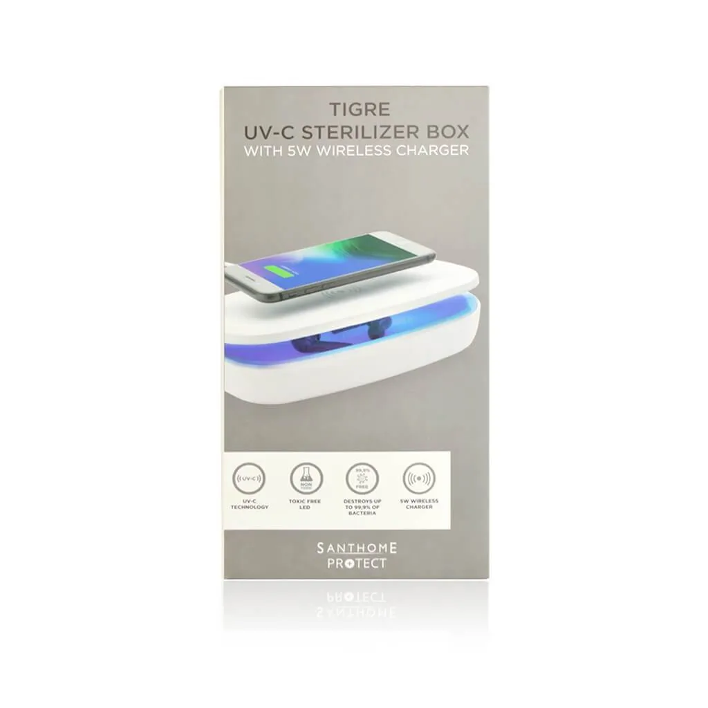 TIGRE - SANTHOME UV-C Sterilization Box with 5W Wireless Charger