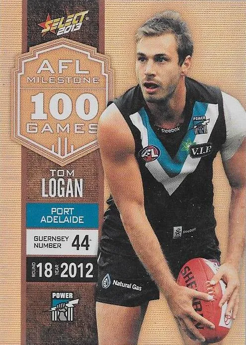 Tom Logan, 100 Game Milestone, 2013 Select AFL Champions