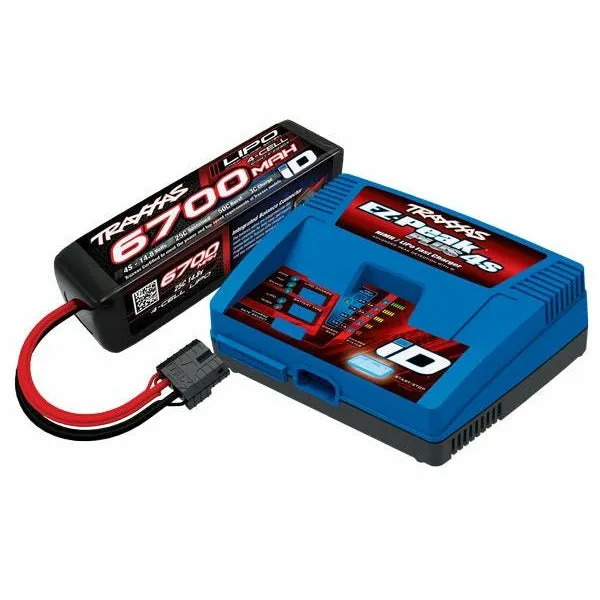 Traxxas EZ-Peak Plus 4S Completer Pack 6700mAh LiPo's TRA2998