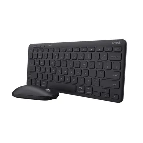 Trust Lyra Keyboard Mouse Included Office Rf Wireless   Bluetooth Qwerty English Black