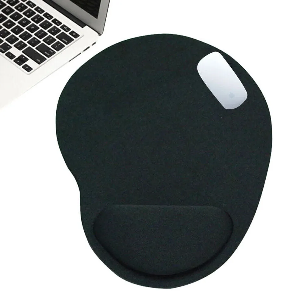 US 2-4 Pack Ergonomic Comfortable Mouse Pad Mat With Wrist Rest Support Non Slip