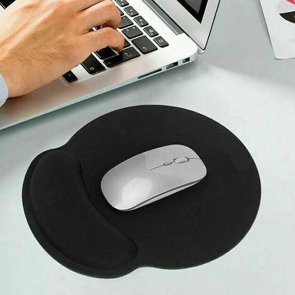 US 2-4 Pack Ergonomic Comfortable Mouse Pad Mat With Wrist Rest Support Non Slip