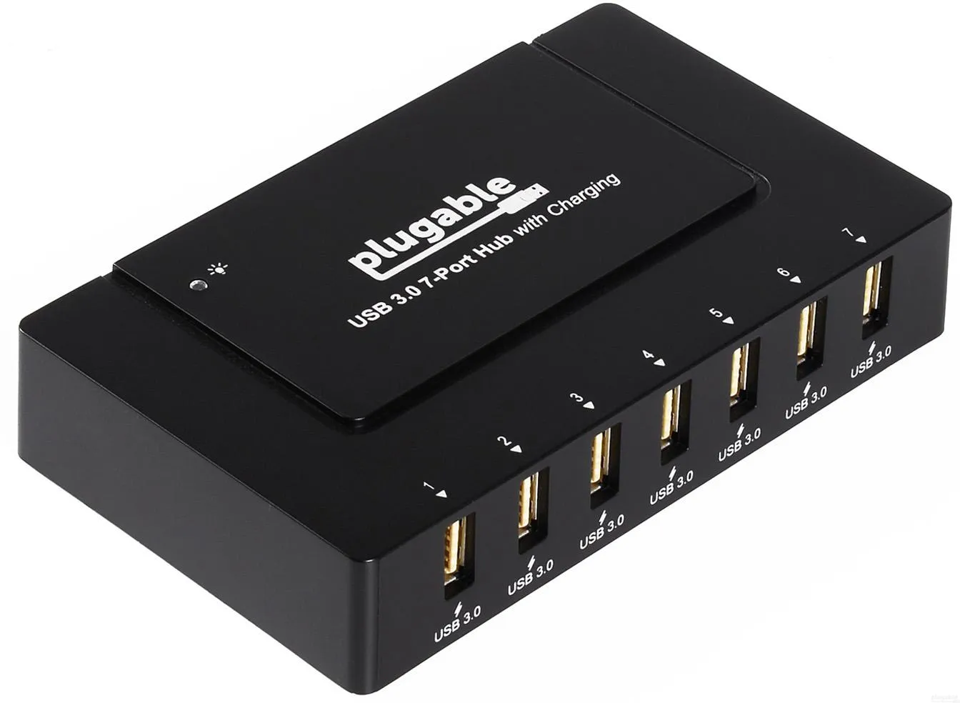 USB 3.0 7-Port Charging Hub with 60W Power Adapter