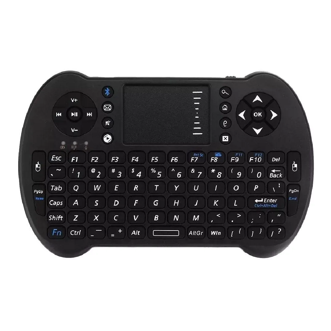 VIBOTON - Mini Wireless Keyboard with Touchpad Mouse Remote for Smart TV Smartphone Computer Laptop Tablet