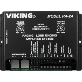 Viking PA-2A Multi-Line Loud Ringer/ Paging Amplifier with Additional 25AE Horn