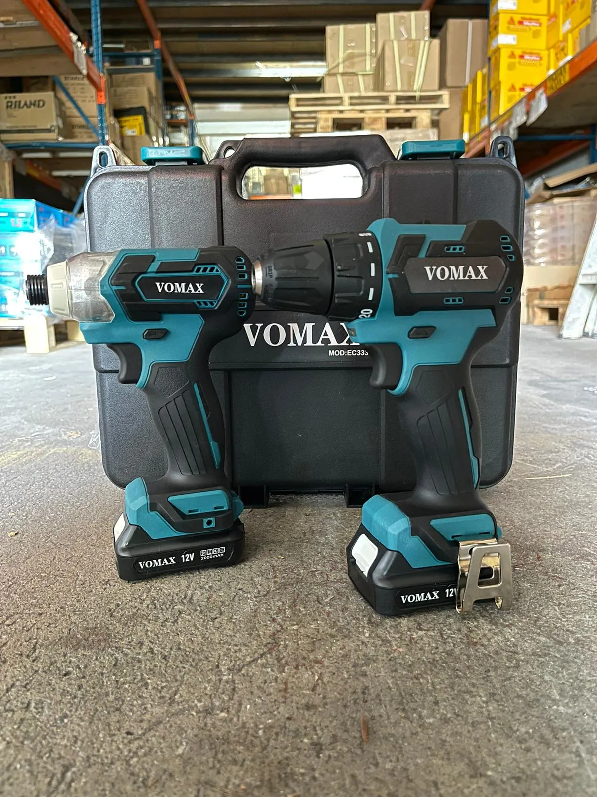 Vomax 12V Cordless Combo Kit Ec333   ET111 Cordless Drill | Model : VOMAX-ECKIT01