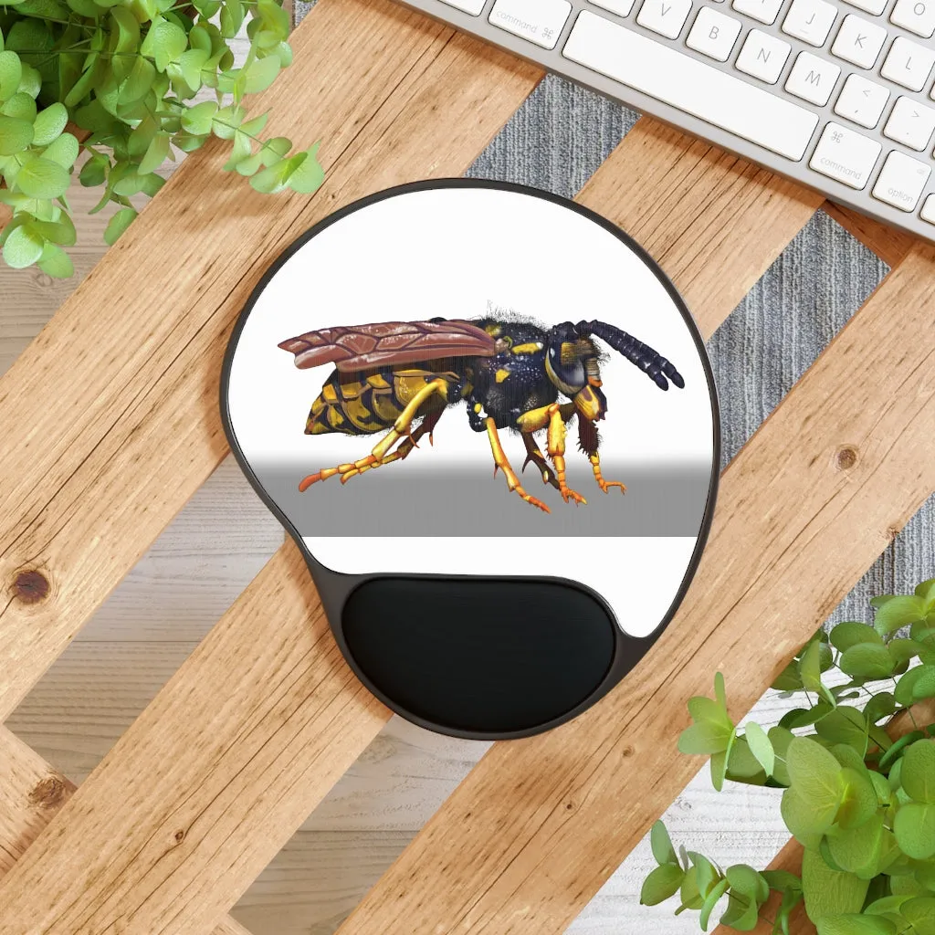 Wasp Mouse Pad With Wrist Rest