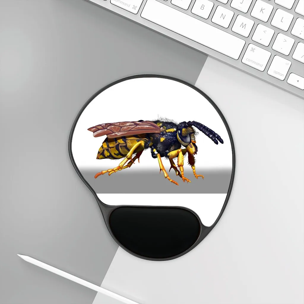 Wasp Mouse Pad With Wrist Rest