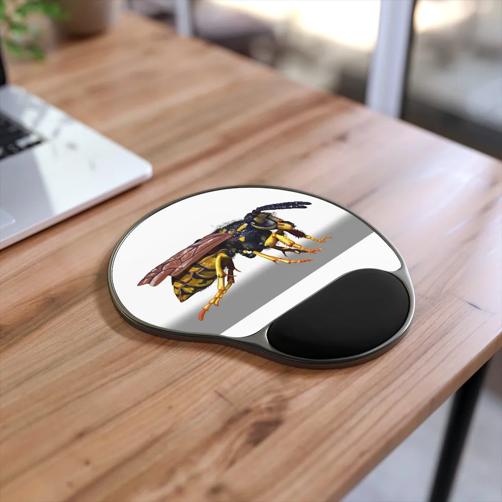 Wasp Mouse Pad With Wrist Rest