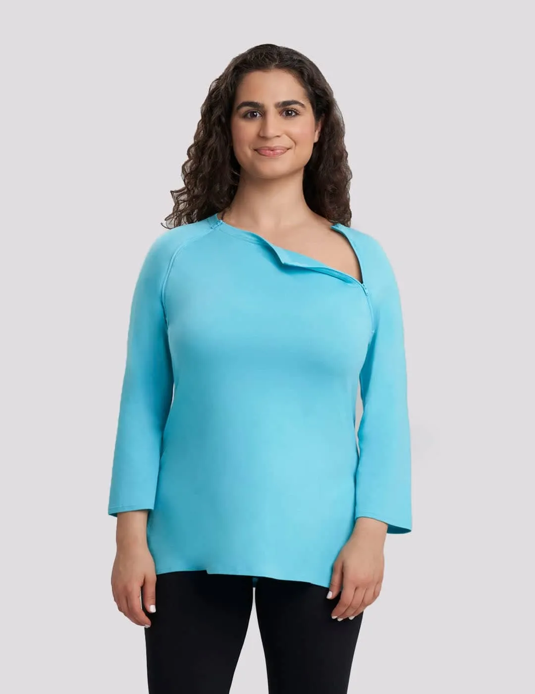 Womens Chest Port Access Shirt - Teal