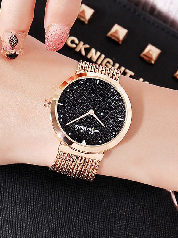 Women's Watch Shiny green large dial with full diamond tassel strap women's clothing  watch