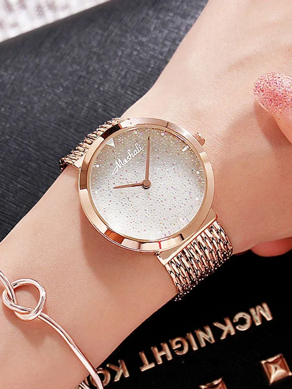 Women's Watch Shiny green large dial with full diamond tassel strap women's clothing  watch