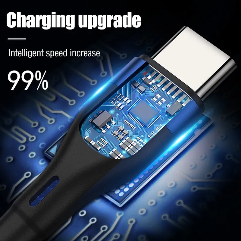 ZNP USB Type C Cable For Samsung S10 S9 S8 A50 Xiaomi Redmi Note 7 Fast Charging USB-C Charger Mobile Phone USBC Type-C Cable